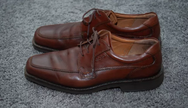 ECCO MEN'S DRESS lace up shoes brown Size 10.5 $17.99 - PicClick