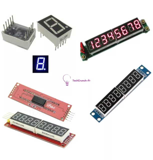 MAX7219 8-Digit LED Display 7 Segment Digital Tube For Arduino Raspberry Pi