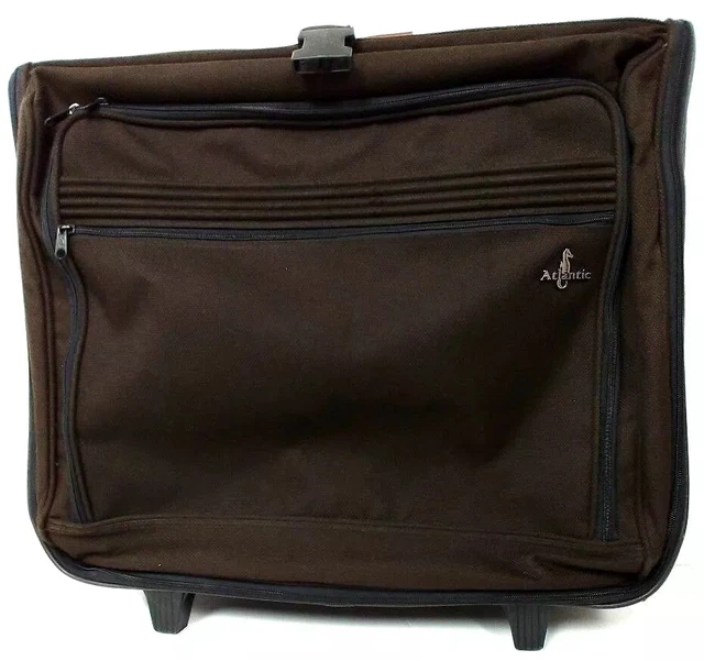 Atlantic Garment Suitcase Rolling With Telescoping Handle Black