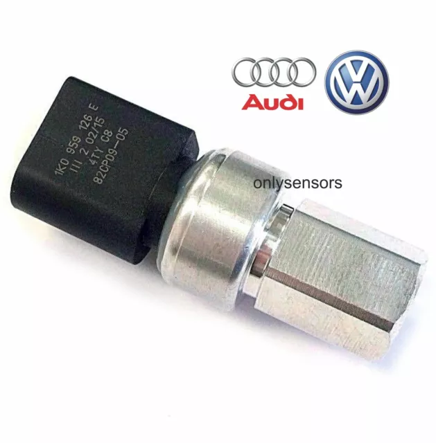 GENUINE Air Con Conditioning Pressure Sensor AUDI SEAT SKODA VW  1K0959126E