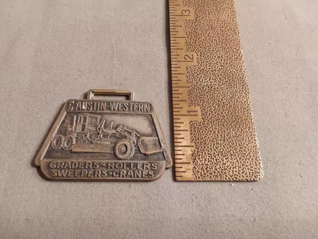 Watch Fob Austin Western Works Graders Rollers Cranes Medford Mass Builders Equi