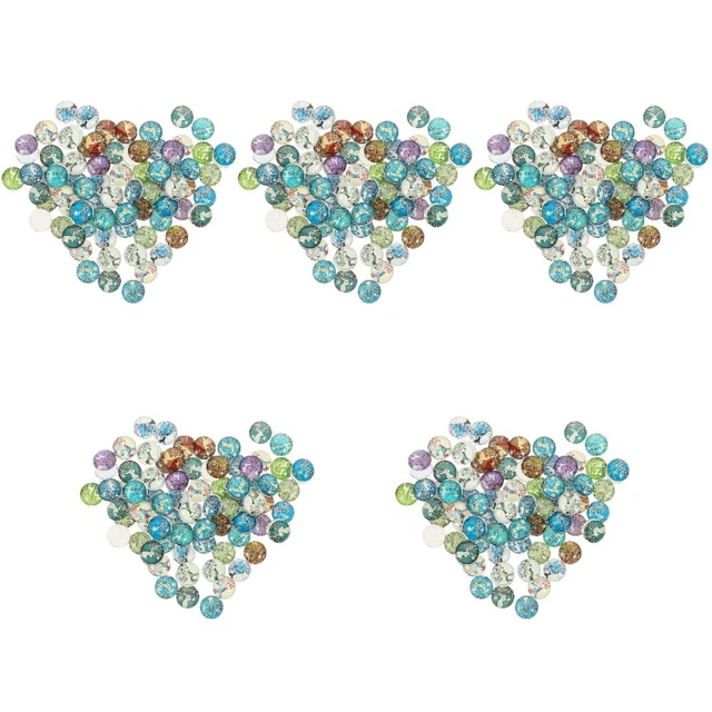 500 Pcs Glas Leuchtender Edelstein-Patch Den Dunklen Augen Tischstreuung
