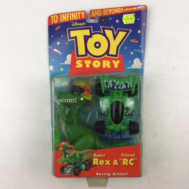 Disney Toy Story Racin Rex & Friend "RC" Mattel Vintage 1998 NIP