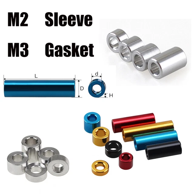 Aluminium Stand Off Standoff Spacers Collar Bonnet Raisers -Stand Off M2 M2.5 M3