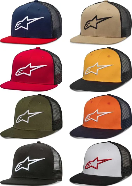 Alpinestars Corp Trucker Snapback Hat -  Mens Lid Cap
