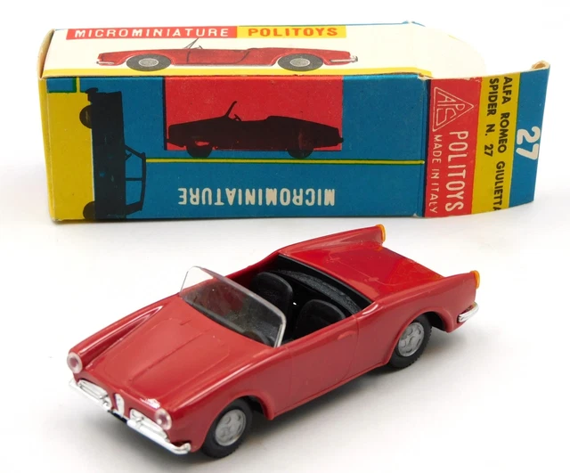 Solido Alfa Romeo Giulietta Spider 1/43 - Miniature De Collection (occasion)