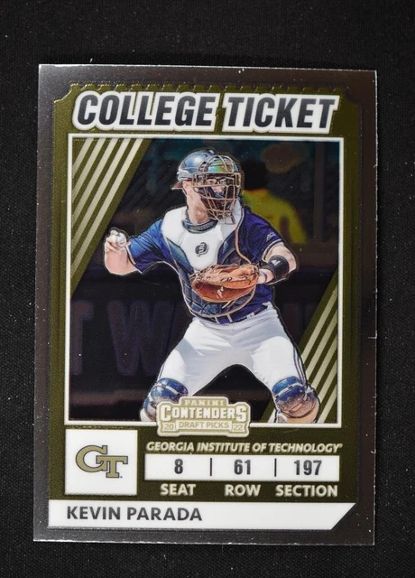 2022 Elite Extra Edition College Tickets Optic #CTO-6 Kevin Parada