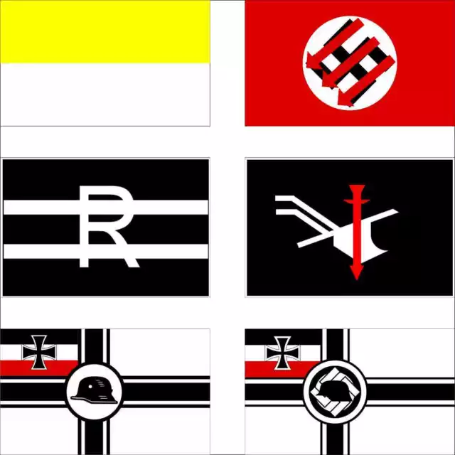 Germany Flag Centre Party Iron Front Der Stahlhelm Rural People's Movement