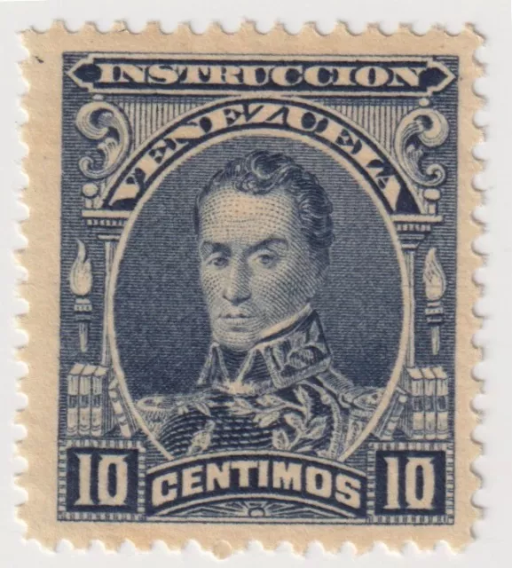 1904 Venezuela - General Bolivar, Inscription "INSTRUCCION" - 10 C Stamp