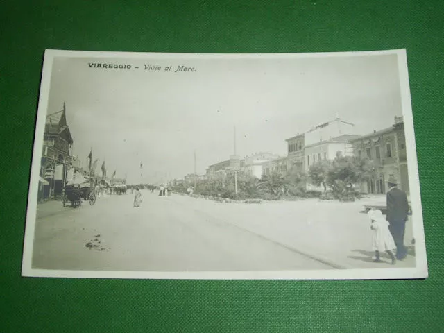 Cartolina Viareggio - Viale al Mare 1920 ca