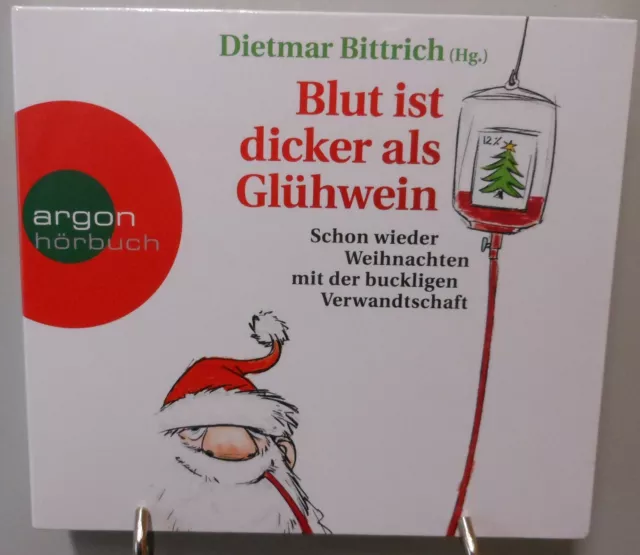 Hörbuch Weihnachten auf 2 CD Blut ist dicker als Glühwein Geschichten Fest #T659