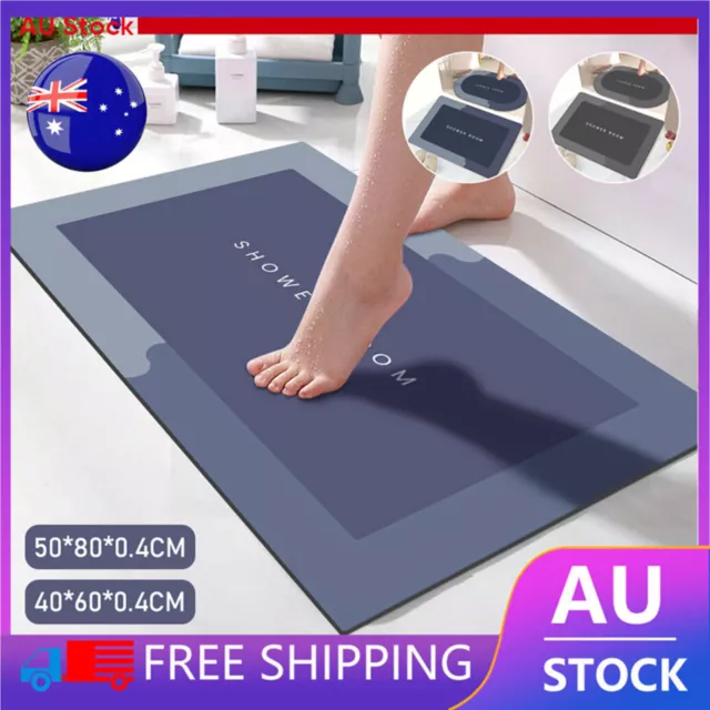 Super Absorbent Soft Floor Mat Quick-Drying Non-Slip Diatom Mud Bath Floor Mat