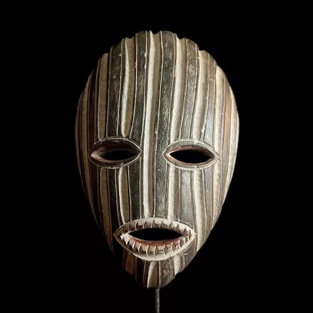 African Mask Wall Hanging Primitive Art Collectibles Home Decor Masque Dan-G1005