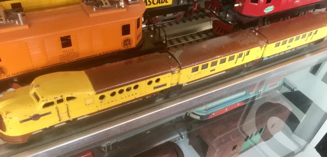 Lionel 1930’s Prewar Union Pacific City Of Denver Set 636 W,637, 638. O Gauge