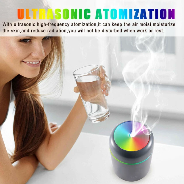Aroma Humidifier Essential Oil Diffuser Grain Ultrasonic Air LED Aromatherapy Us