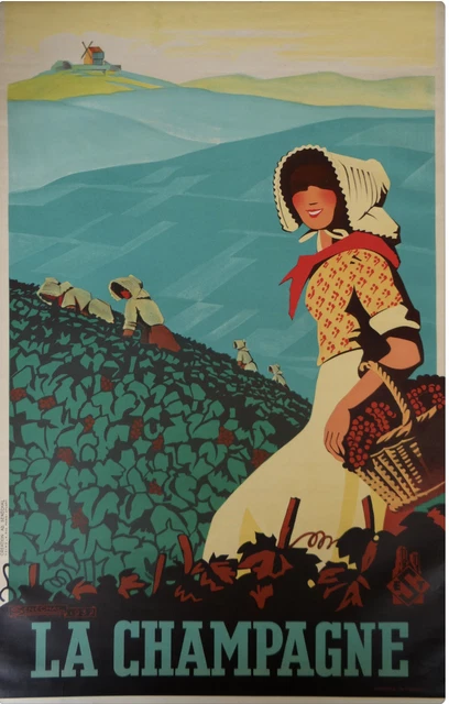 Affiche Publicitaire Vintage Le Cacao Poulain, Circa 1930 - Format 59 X 80 Cm, Neuf