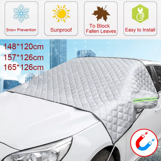 Windscreen Cover Magnetic Car Window Screen Frost Ice Large Snow Dust Protectors