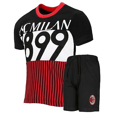Milan Completo T-shirt pantaloncini Calcio Bambino Prodotto Ufficiale