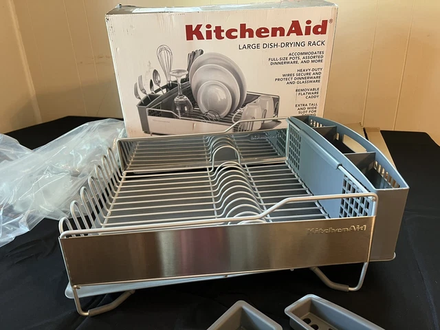 KitchenAid Light Gray Heavy Duty Large Dish-Drying Rack