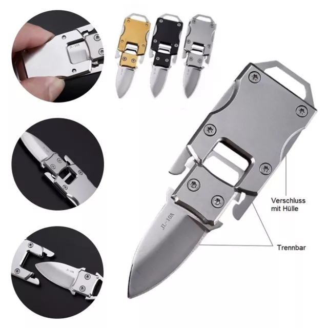 Mini Schlüssel Messer Taschenmesser Klappmesser Einhandmesser