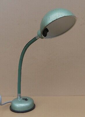 Lampe de bureau ADHER atelier usine articulée flexible vintage ancien industriel