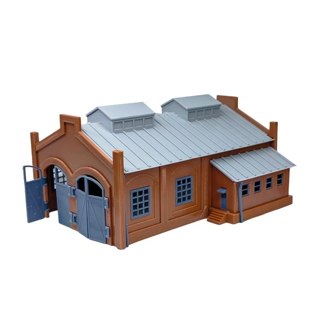 OUTLAND MODELS RAILROAD Layout Shed/Engine House (2Stall