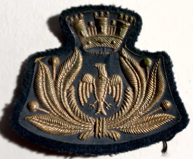 Insigne De Casquette Officier US Army Style WWII - Réplique Antique 6.5x6cm