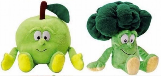 Peluche Mela Vitamini NatuROTTI Goodness Gang - Pupazzo Frutta Tcc - Nuovo