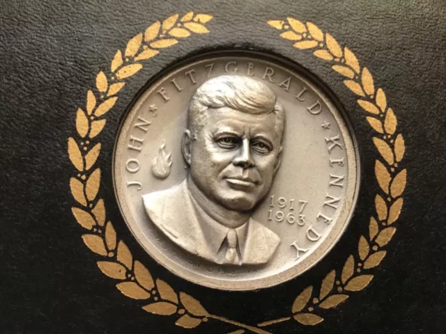 US 1963 Commemorative Medal  John Fitzgerald, Kennedy 1917 -1963 SILVER .999