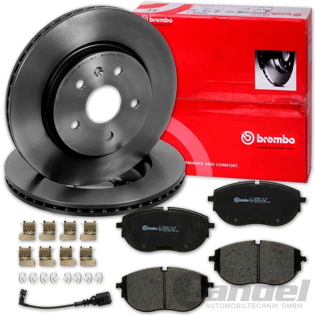 Bremsscheiben 318 Mm Beschichtet Bremsbeläge Vorne Für Audi A4 B9