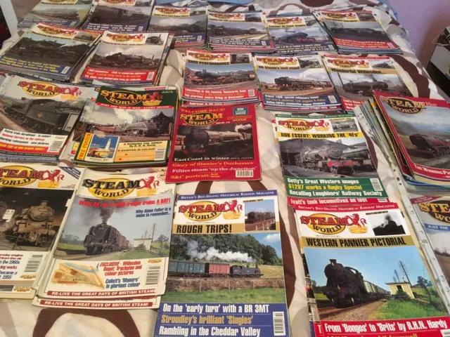 STEAM WORLD-Britains Best Selling Railway Magazine -Back Issues-Select Any Issue