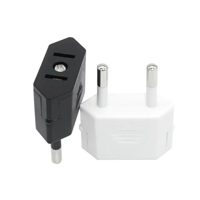 American China To EU Europe Travel Power Adapter 2 pin US To EU Plug Adapter OF