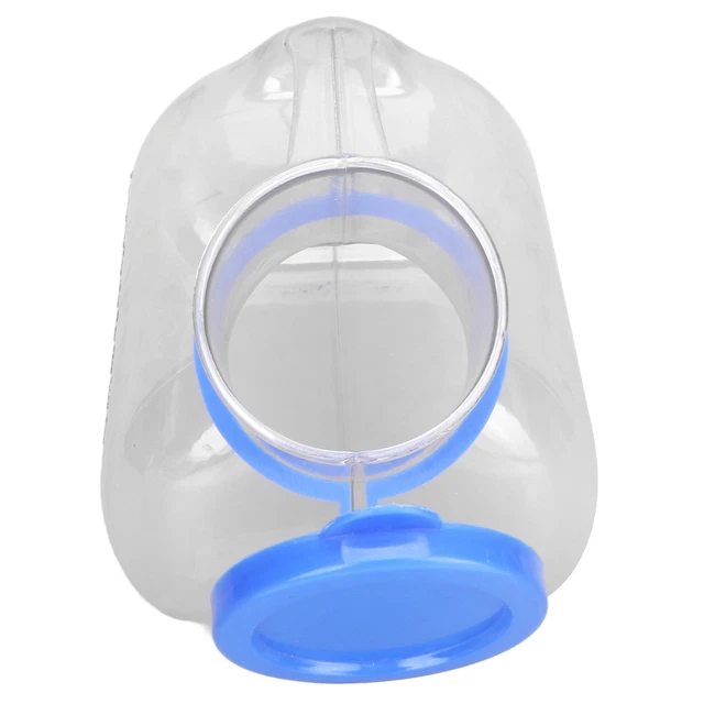 1000 ml Orinario Portátil para Hombre Con Tapa Plástico Transparente Contenedor de Orina GDT