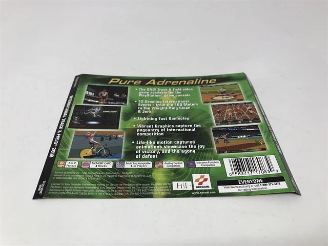 Jaquette Sony PlayStation 1 - International Track & Field - PS1 - Bon état