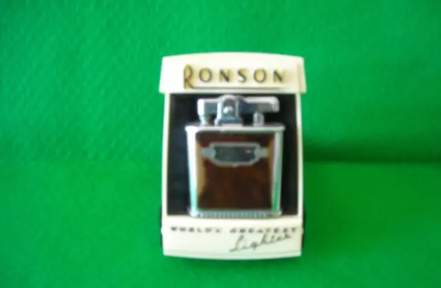 Ronson Whirlwind Accendino Benzina Laccato Placca Anni '40-50(?)