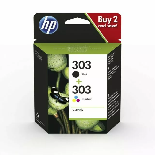 HP 3YM92AE 303 Black and Tri-Colour Original Ink Cartridges