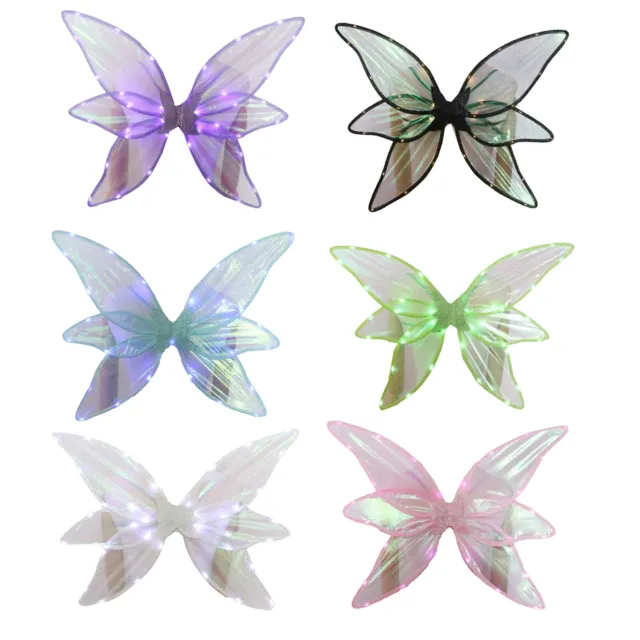 Light up Fairy Butterfly Wings Cosplay Props for Kids Halloween,Christmas Party