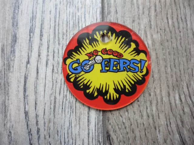 No Good Gofers Logo Pinball Machine Key Chain