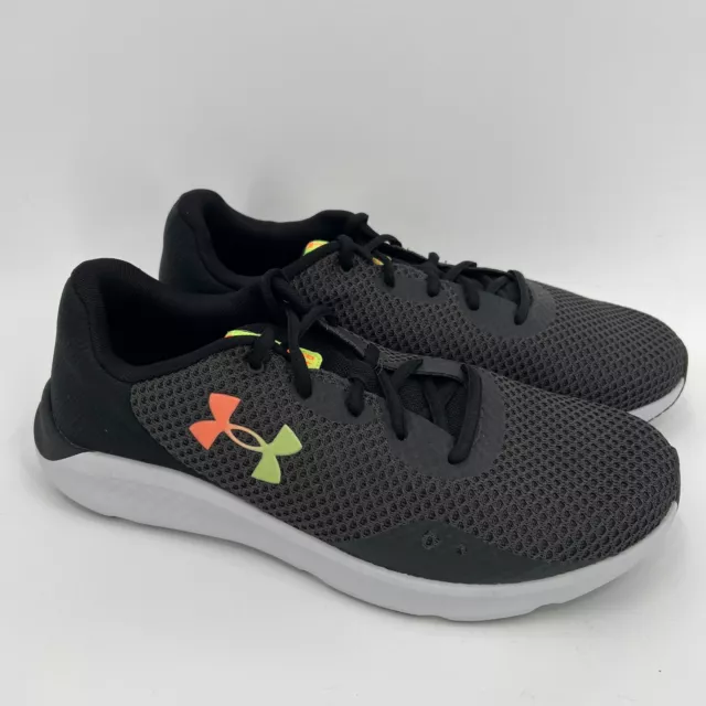 Under Armour Mens Charged Pursuit 2 3022594-103 Gray Running Shoes