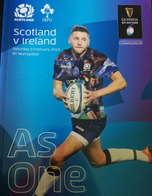 Scotland v Ireland 2019 Six Nations official rugby programme, Edinburgh