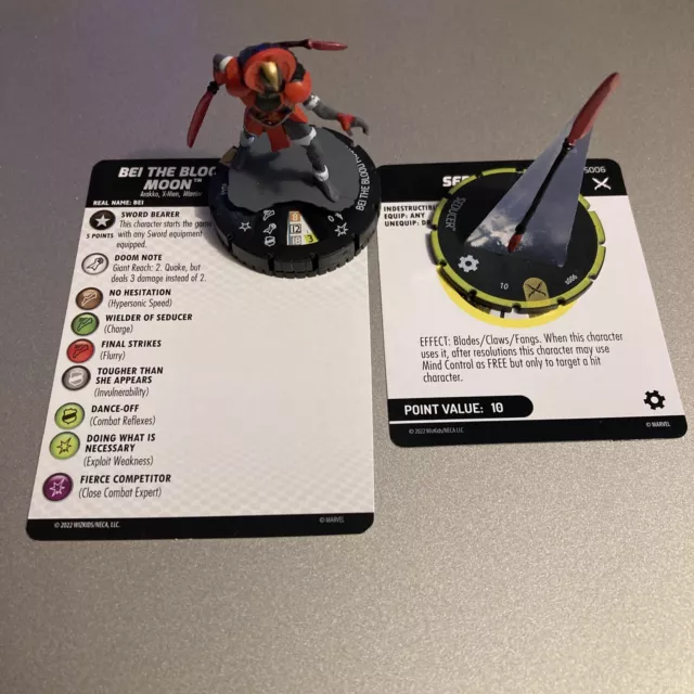 Heroclix X-Men X of Swords Bei the Blood Moon 046 Seducer s006 super rare