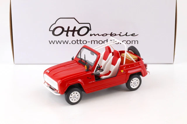 Renault 4L JP4 1987 Maquette de Voiture Rouge 1:18 Ottomobile