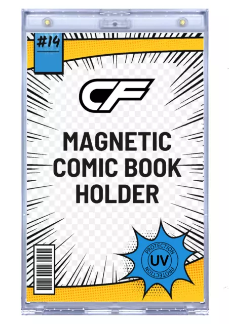 CF Magnetic Comic Book Holder One Touch Case for Current Comic Books 1-3-5-10pc