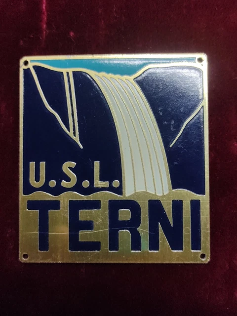 Placca Raduno Vespistico U.S.l. Terni Anni 60 Vespa Club d'Italia Piaggio VCI