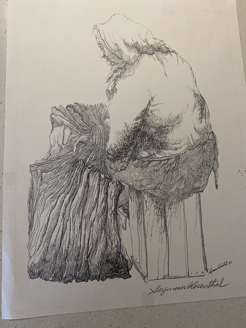 Seymour Rosenthal signed lithograph 1961