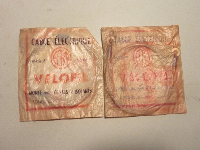 Lot De 2 Câbles De Frein Acier Vintage Pour Vélo - 1,4 M Et 0,8 M - NOS