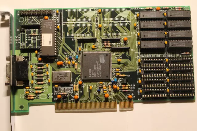 Cirrus Logic CL-GD5430-QC-C PCI GPU Grafikkarte Retro