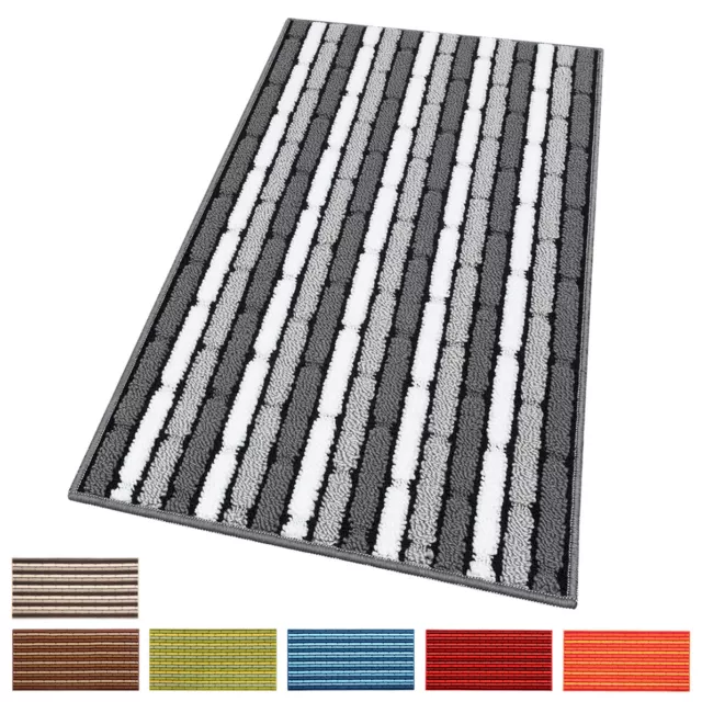 Tapis Cuisine Moderne Tissage 3D Antidérapant Coureur Contribution Carreaux