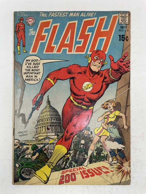 Flash #200 DC Comics Bronze Age 1970 DCEU