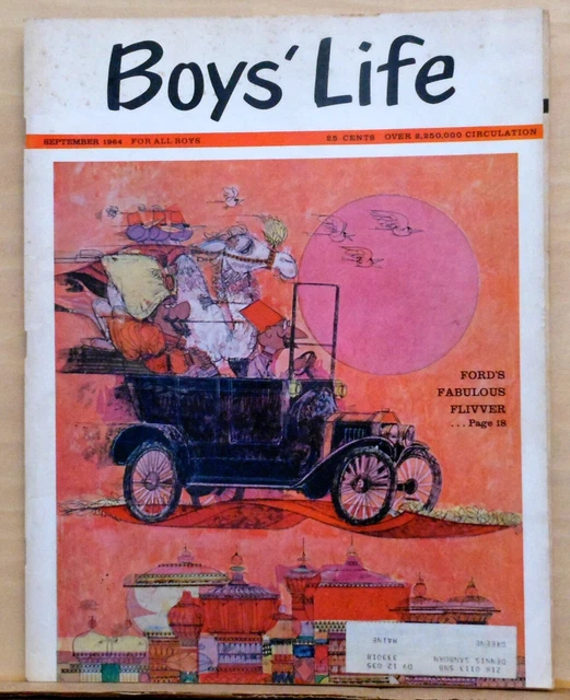 BOYS' LIFE MAGAZINE September 1964 Ford Model T cover & story